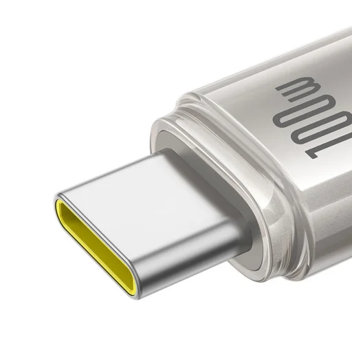 USB-C to Type-C, 100W, Gyors töltés, 480Mbps, 2m - Galaxy Titanium Gold Baseus Data Cable Titanium (P10378100G21-01) - 20