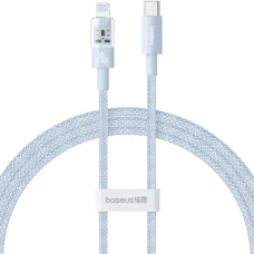 USB-C to Lightning, Gyors töltés 20W, 2m - Galaxy Blue Baseus - Data Cable Gem (P10373001311-01)