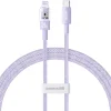 Baseus - Adatkábel Gem (P10373001511-00) - USB-C Lightninghez, Gyors töltés 20W, 1m - Nebula Purple thumbnail