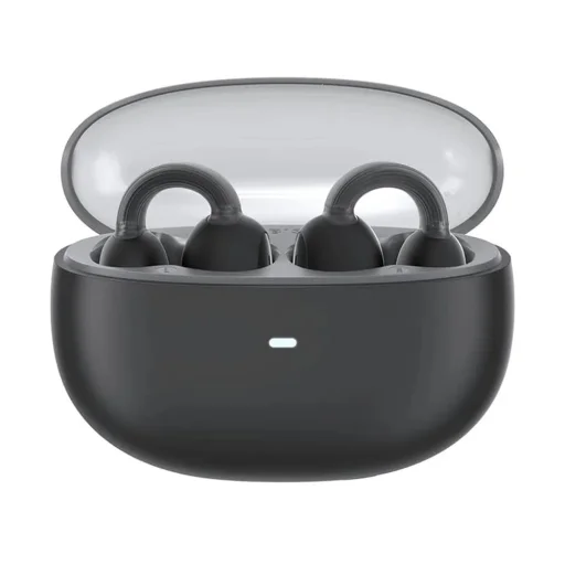 Baseus Wireless Earbuds AirGo 1 Ring (A00069201113-00) - Bluetooth 5.3, TWS, Nyitott fül Klipsz Dizájnnal - Fekete Clusteren - 1
