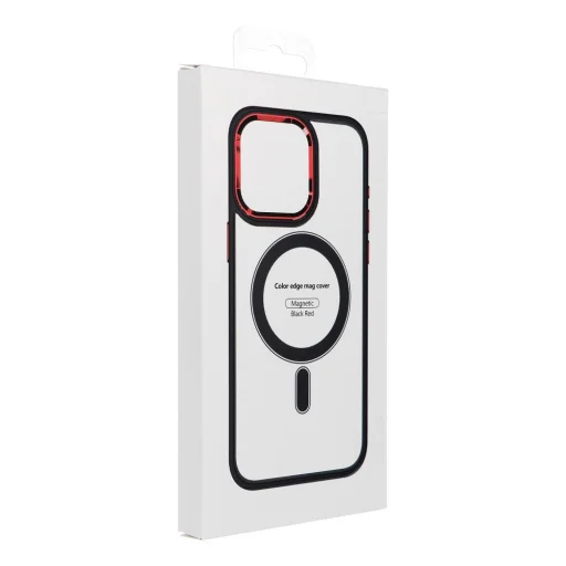 iPhone 17 Air tok COLOR EDGE MAG tok kompatibilis MagSafe-fel fekete piros - 5
