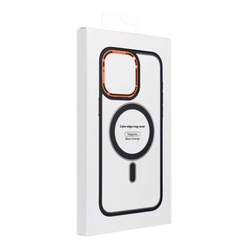 COLOR EDGE MAG COVER tok, kompatibilis MagSafe technológiával iPhone 14 Pro-hoz, fekete arany - 5