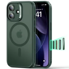 iPhone 17 Rózsamintázatú Zöld ESR - Classic Hybrid HaloLock tok