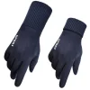 Touchscreen Gloves Suede (ST0009) PU bőr, plüss belső - Kék Techsuit kesztyű - 3