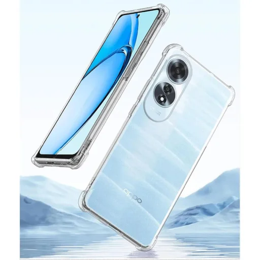 Oppo A60 4G Techsuit - Shockproof Clear Silicone - Clear tok - 5