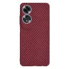 Oppo A60 4G - Techsuit - Carbonite FiberShell - Piros tok - 3