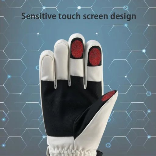 Ski Techsuit - Touchscreen Gloves Pro (OG104) - Vízálló Kesztyű, Méret L - Fekete - 5