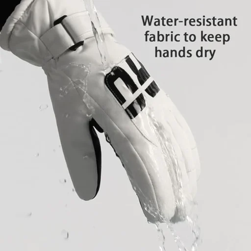 Ski Techsuit - Touchscreen Gloves Pro (OG104) - Vízálló Kesztyű, Méret L - Fekete - 3