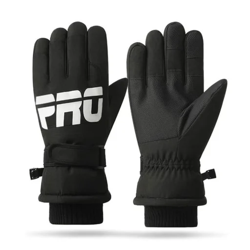 Ski Techsuit - Touchscreen Gloves Pro (OG104) - Vízálló Kesztyű, Méret L - Fekete - 1