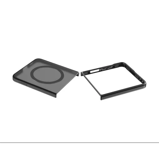  Samsung Galaxy Z Flip 7 Frost Fekete Spigen Capella Mágneses Tok GP-FPF766PGB - 3