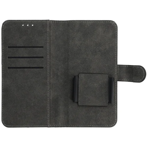 COMMON Univerzális fliptok (MÉRET S) Iphone 12/13/Samsung S6/A5 2016/Xcover 4/S22/Huawei P8 2017 barna tok - 5