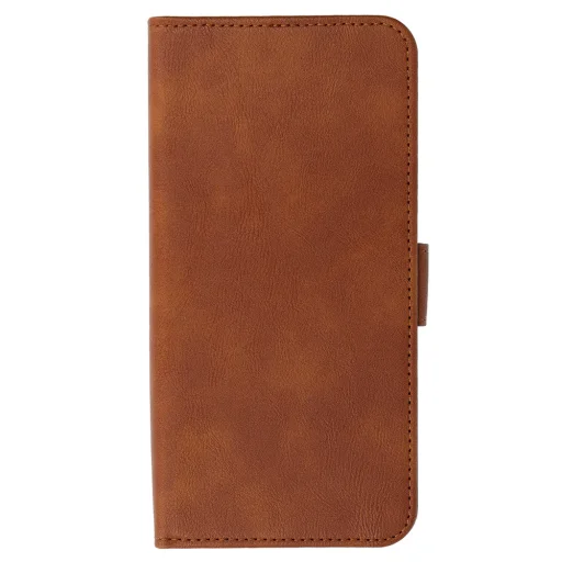 COMMON Univerzális fliptok (MÉRET S) Iphone 12/13/Samsung S6/A5 2016/Xcover 4/S22/Huawei P8 2017 barna tok - 2