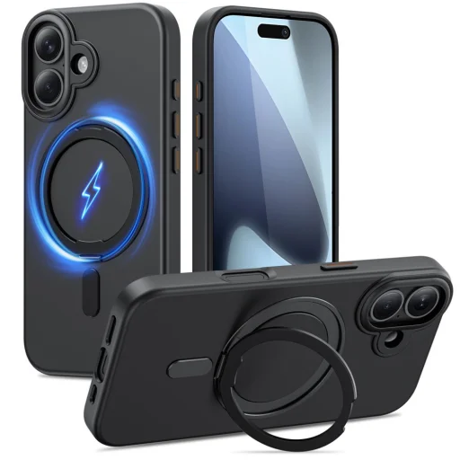 iPhone 17 Tech-Protect Magring Magsafe tok Matte Black - 1