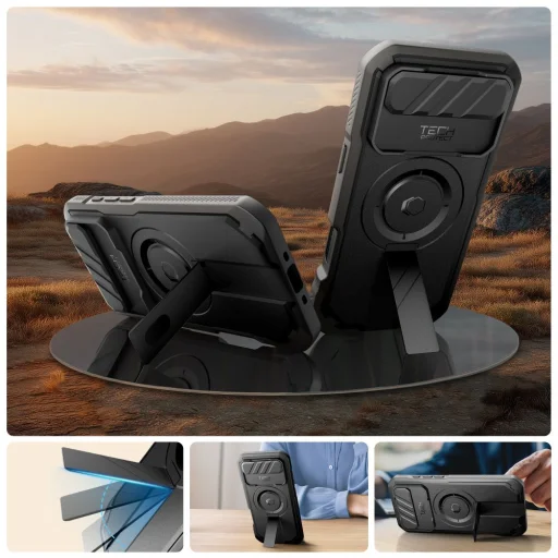 iPhone 17 Air Tech-protect Kevlar Magsafe fekete tok - 5