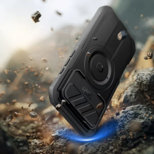 iPhone 17 Air Tech-protect Kevlar Magsafe fekete tok - 7