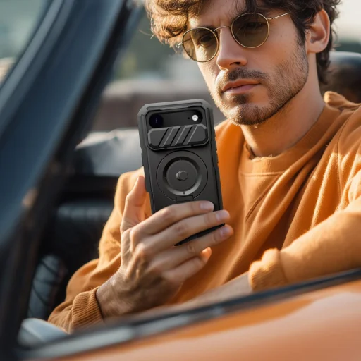 iPhone 17 Air Tech-protect Kevlar Magsafe fekete tok - 8