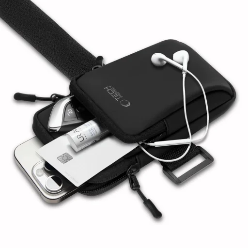 Tech-Protect M7 Univerzális Sport kartáska Fekete/fekete - 6