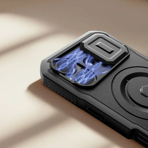 iPhone 17 Tech-protect Kevlar Magsafe tok Fekete - 6