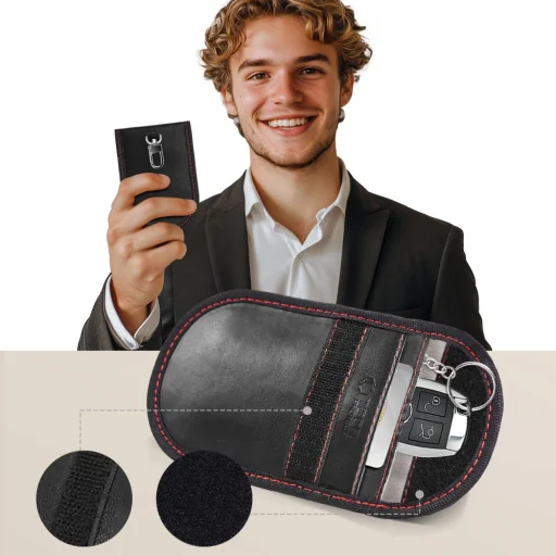 Tech-Protect KLR100 RFID tok fekete/piros - 3