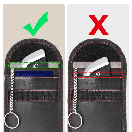 Tech-Protect KLR100 RFID tok fekete/piros - 7