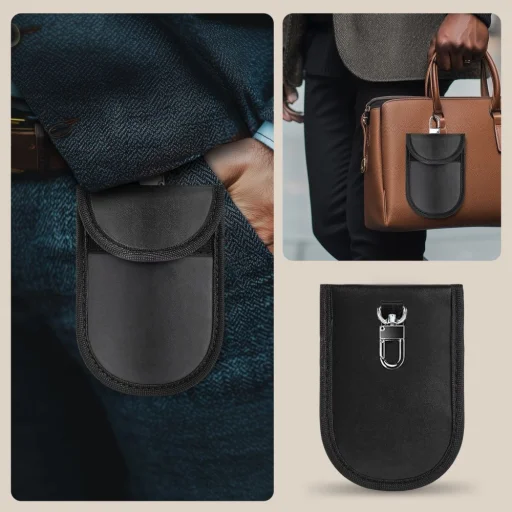 Tech-Protect KLR100 Faraday kalicka fekete/fehér autós kulcstartó tok - 5