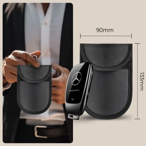 Tech-Protect KLR100 Faraday kalicka fekete/fehér autós kulcstartó tok - 6