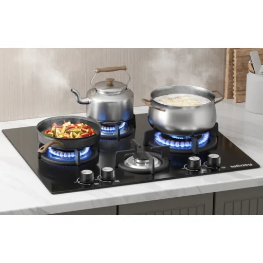 IsEasy MGBG-654A négyzónás üveglapos gáztűzhely - 8