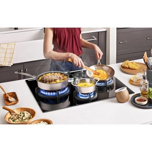 IsEasy MGBG-654A négyzónás üveglapos gáztűzhely - 4