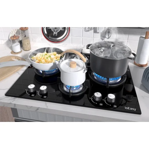 IsEasy MGBG-654A négyzónás üveglapos gáztűzhely - 6