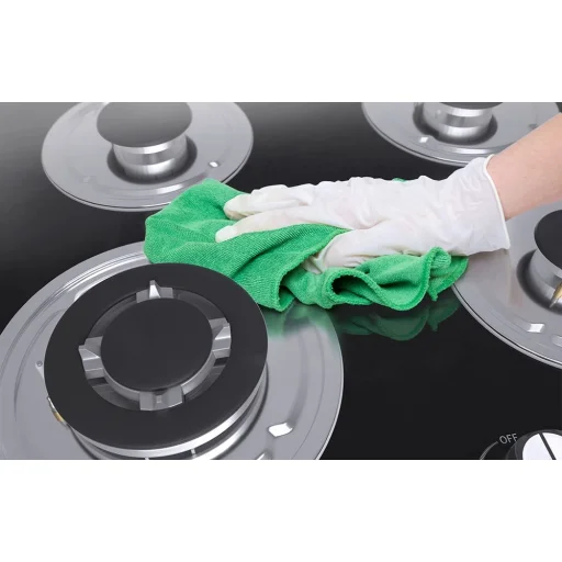 IsEasy MGBG-604B négy égős üveg gázfőzőlap - fehér stílus - 6