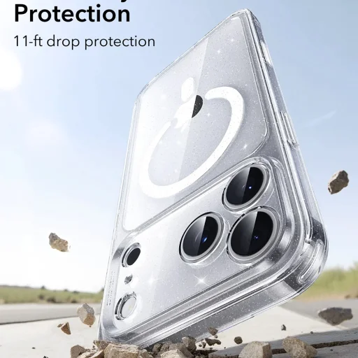 iPhone 17 Pro Tiszta Csillám ESR - Classic Hybrid HaloLock tok - 5