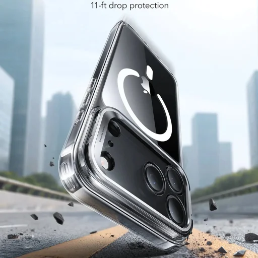 iPhone 17 Pro Max Clear ESR Classic Hybrid HaloLock Kickstand tok - 2