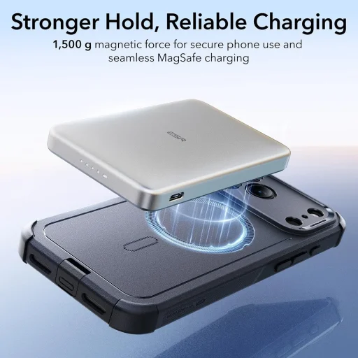 iPhone 17 Pro Fekete ESR - Cyber Halolock tok - 3