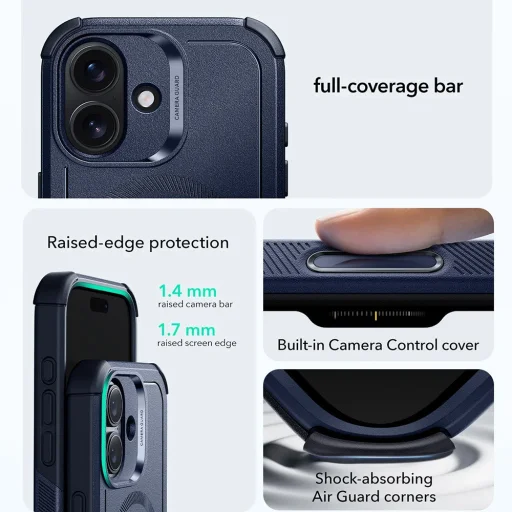 iPhone 17 Kék ESR Cyber Halolock tok - 2