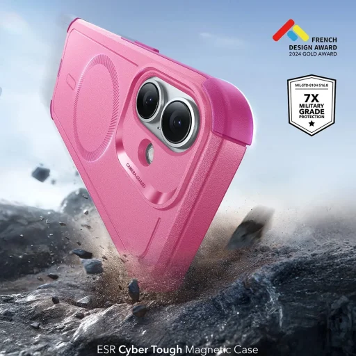 iPhone 17 ESR - Cyber Halolock - Pink tok - 4