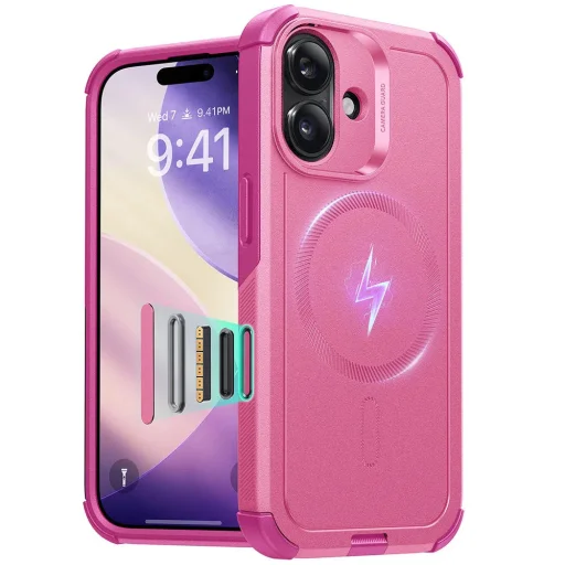 iPhone 17 ESR - Cyber Halolock - Pink tok - 1
