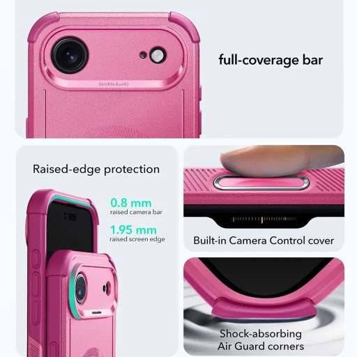 iPhone 17 Air ESR - Cyber Halolock - Pink tok - 2