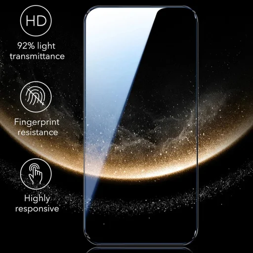 iPhone 17 / iPhone 16 Pro Clear ESR Corning UltraFit (3 darabos készlet) üvegfólia - 8