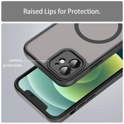 iPhone 11 Fekete Techsuit HaloFrost II MagSafe tok - 4