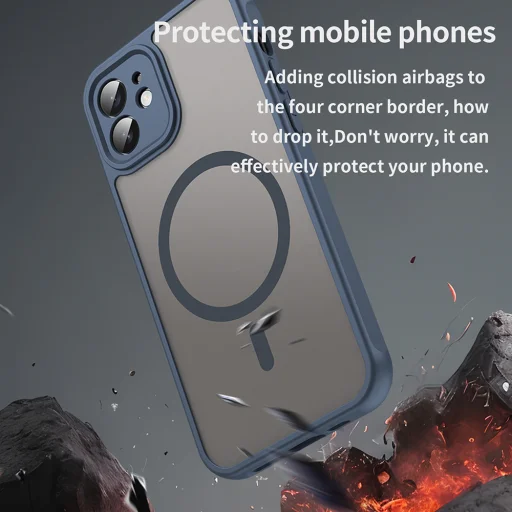 iPhone 11 Techsuit - HaloFrost II MagSafe - Navy Blue tok - 3