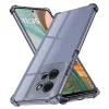 Motorola Moto G75 Smoke Black Techsuit - Shockproof Clear Silicone tok