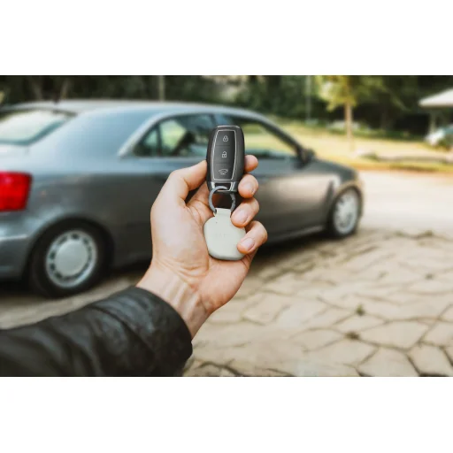 Satechi Vegan-leather Findall Keychain - Sand - 4