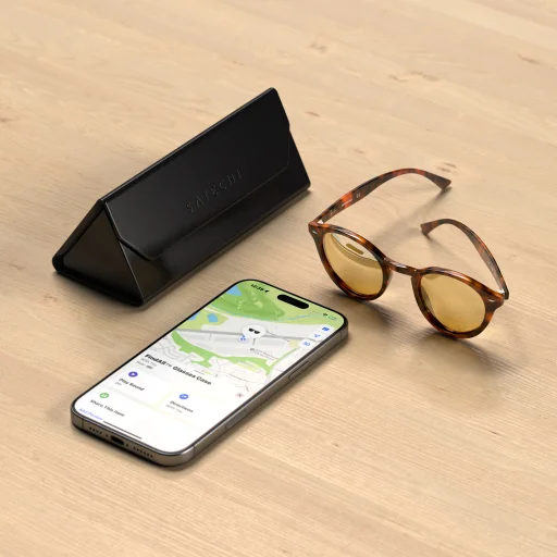 Satechi Vegan-Leather FindAll Glasses Case - Black - 5