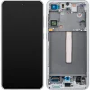 LCD kijelzőmodul Samsung Galaxy S21 FE 5G G990 készülékhez, Fehér thumbnail