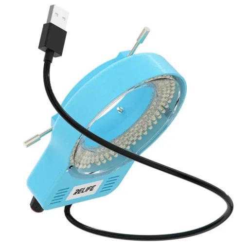 Mikroszkóp USB LED Világítás Relife RL-033M, Kék - 1