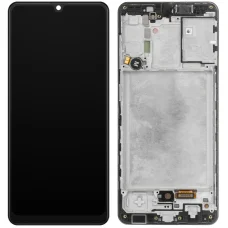 LCD Kijelzőmodul Samsung Galaxy A31 A315, Fekete