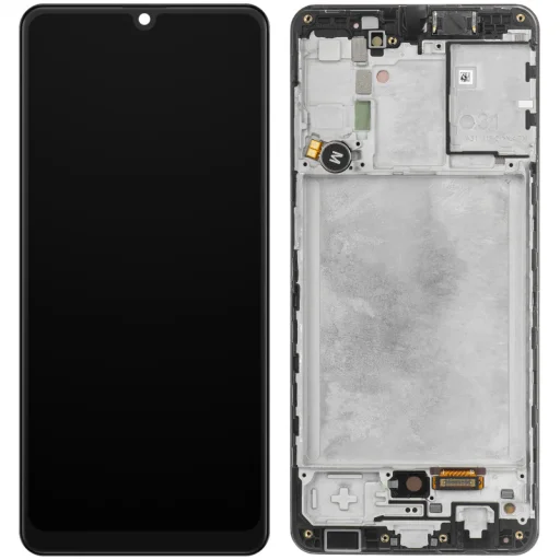 LCD Kijelzőmodul Samsung Galaxy A31 A315, Fekete - 1