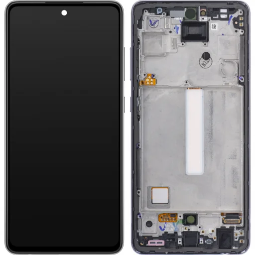 LCD kijelző modul Samsung Galaxy A52 5G A526 / A52 A525, fekete - 1