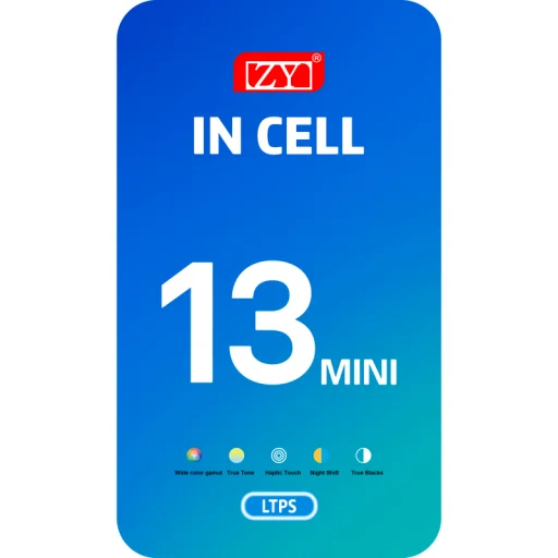 LCD Kijelzőmodul ZY Apple iPhone 13 mini-hez, In-Cell IC Verzió, Fekete - 3