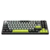 Gaming Keyboard (KB904L) Havit - Videojáték-billentyűzet USB, RGB világítással, 85 billentyű, gyors aktiválás, 1,8 m, 5V, 8kHz - Fekete / Zöld thumbnail